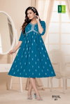 Jhalak Vol 2 By Hirwa Alia Cut Embroidery Kurtis Wholesale Market In Surat